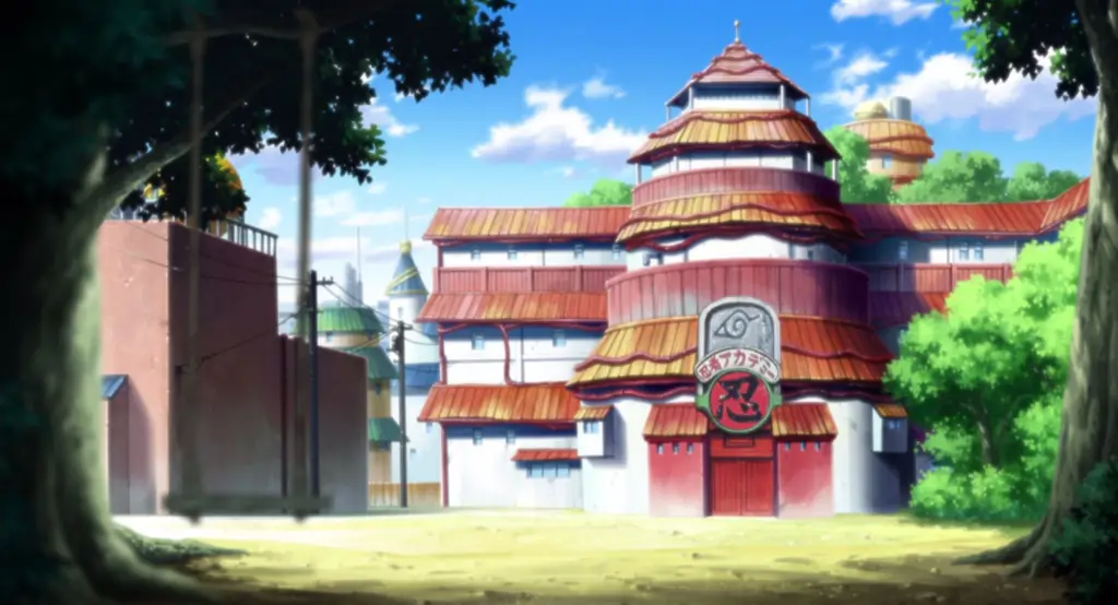 Pemandangan di dunia Naruto Shippuden