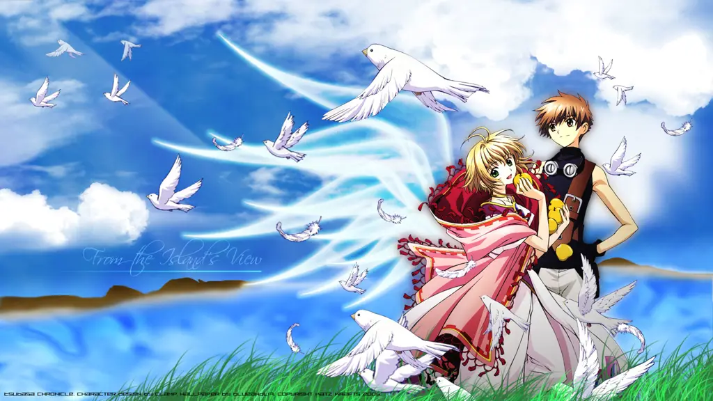 Pemandangan indah dalam anime Tsubasa Reservoir Chronicle