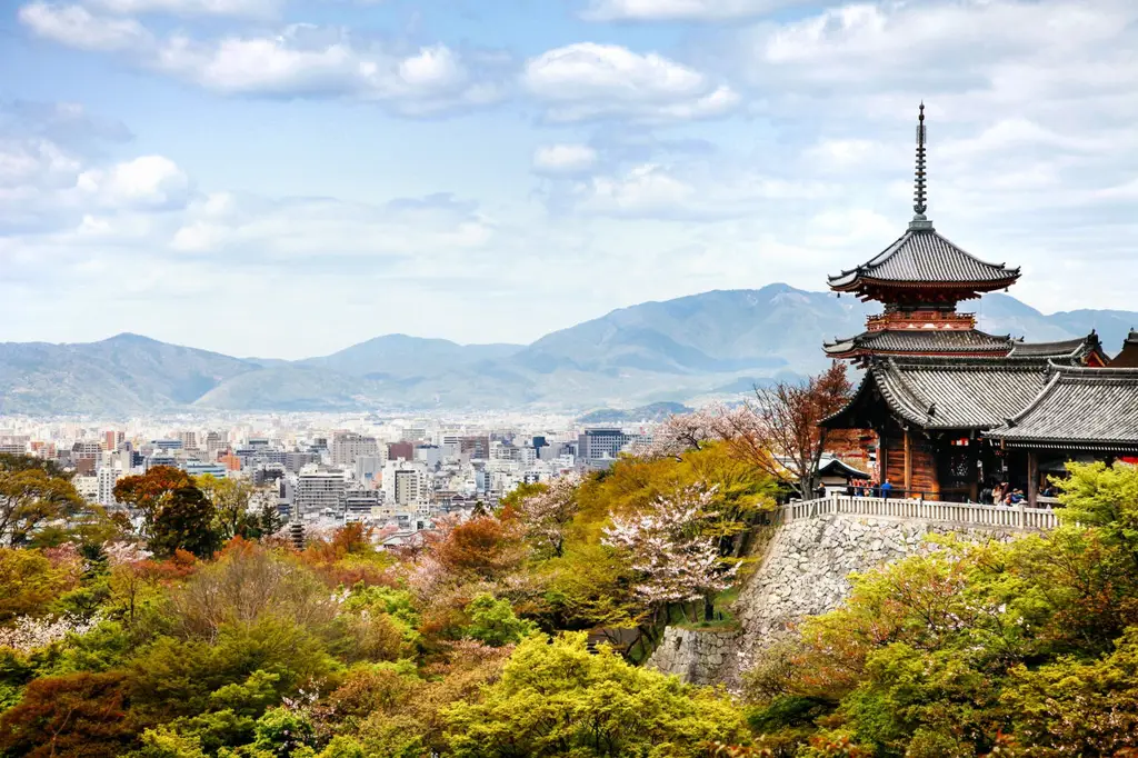 Pemandangan indah Kyoto, Jepang