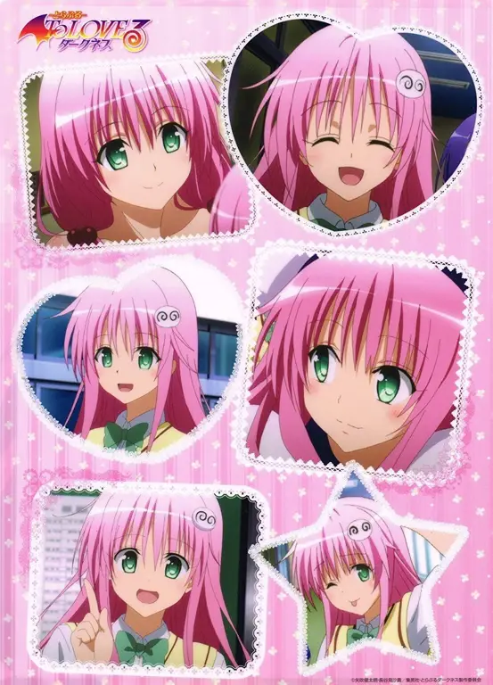 Gambar Lala Satalin Deviluke, salah satu karakter utama dalam To Love-Ru