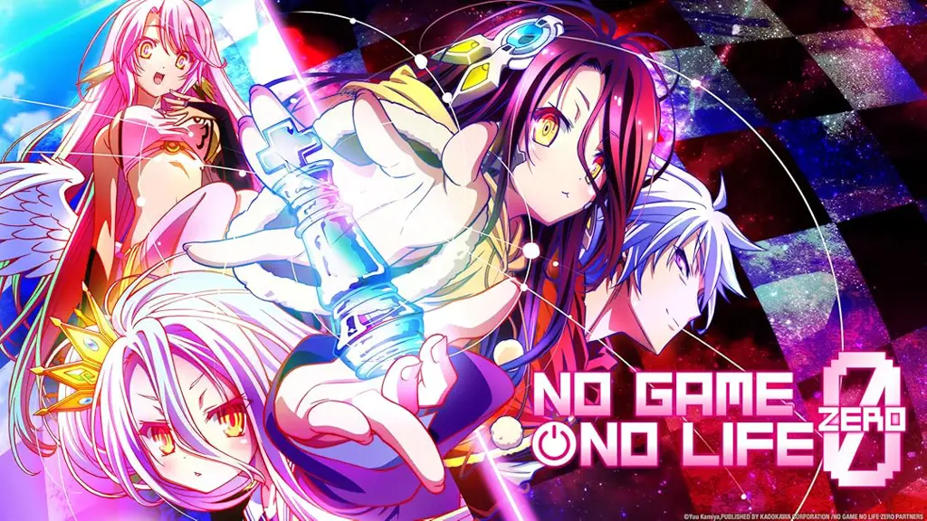 Pemandangan indah dari dunia No Game No Life Zero