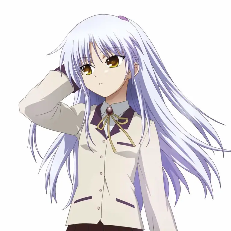 Pemandangan indah dari sekolah fiktif di Angel Beats!