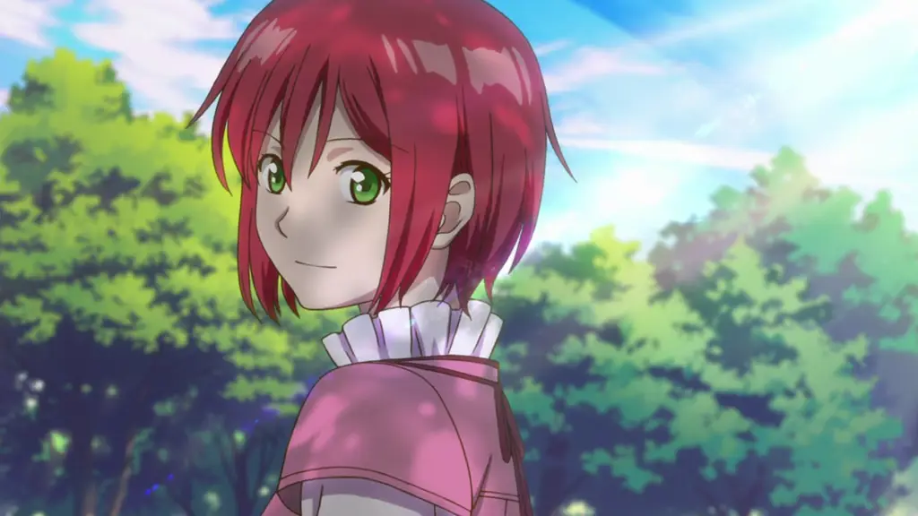 Pemandangan indah dalam anime Akagami no Shirayuki Hime