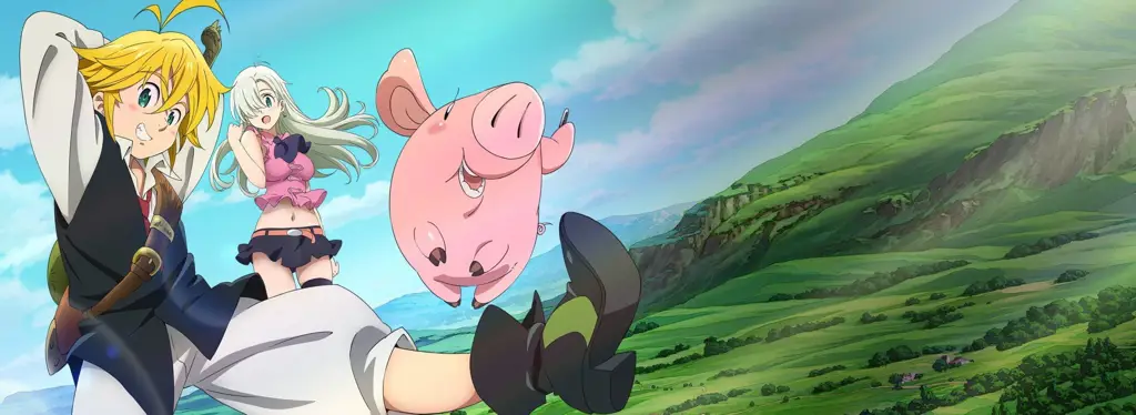 Keindahan latar anime Nanatsu no Taizai Pemandangan indah dalam anime Nanatsu no Taizai