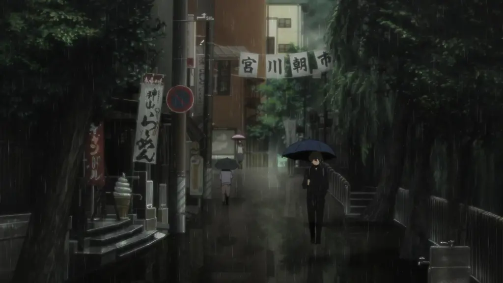 Pemandangan indah di anime Hyouka