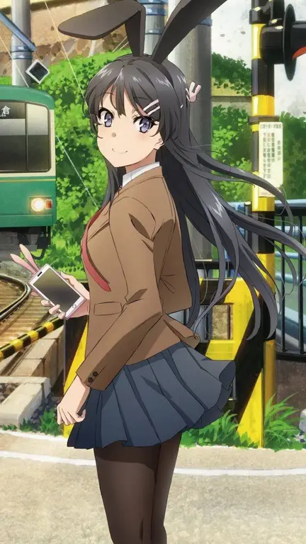 Gambar Mai Sakurajima dari Seishun Buta Yarou