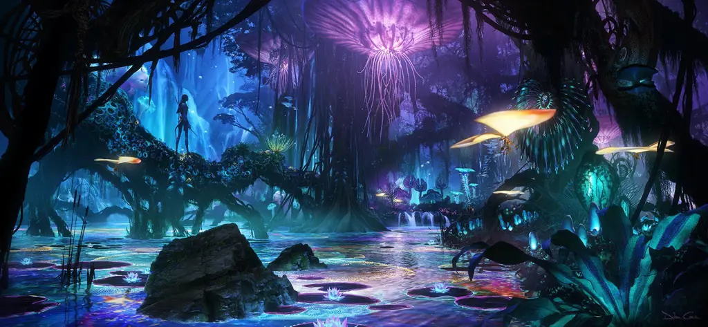 Pemandangan indah Pandora di film Avatar