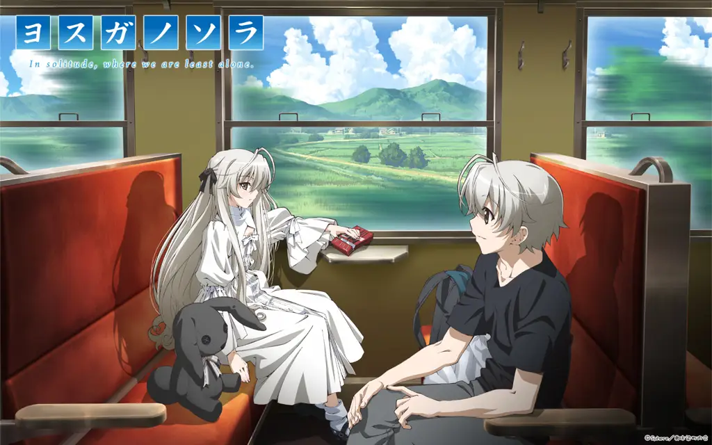 Pemandangan indah di anime Yosuga no Sora