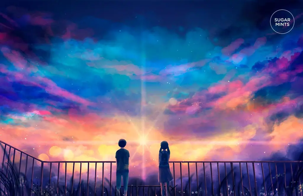 Pemandangan anime dalam film Weathering With You