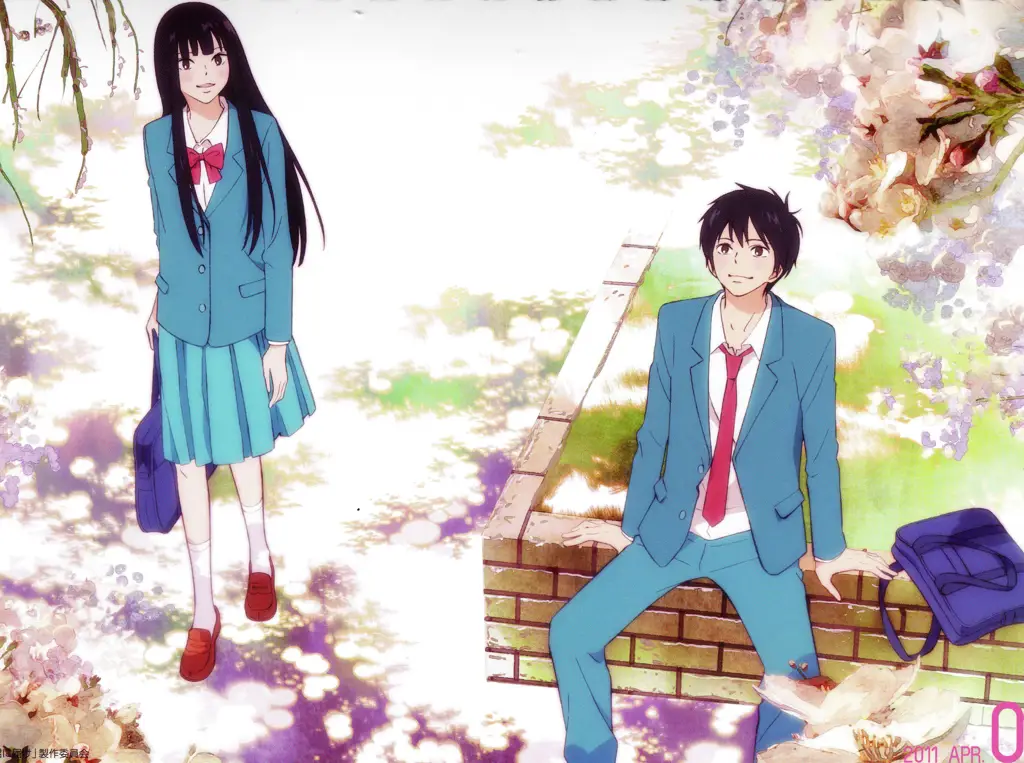 Pemandangan indah dalam anime Kimi no Todoke