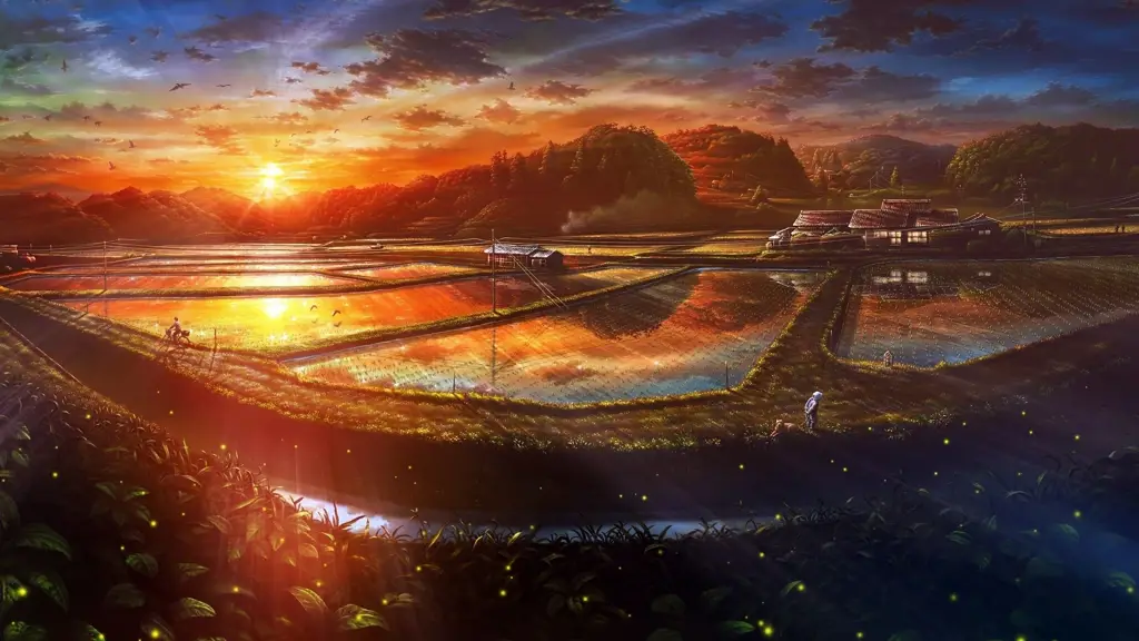 Keindahan pemandangan di dunia Perfect World Pemandangan alam dalam anime Perfect World