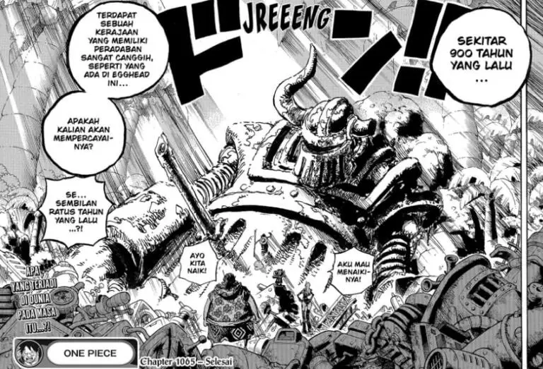 Pemandangan Pulau Egghead di One Piece