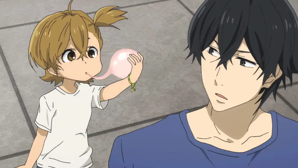 Pemandangan indah pulau di anime Barakamon