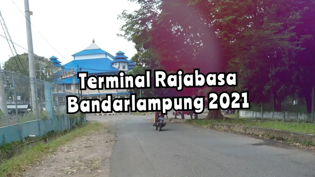 Pemandangan kota Rajabasa Bandar Lampung