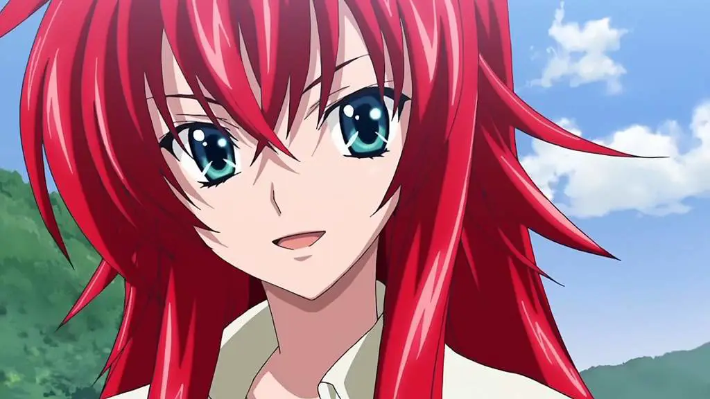 Gambar Rias Gremory yang cantik dalam anime High School DxD