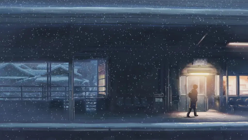 Pemandangan indah dari film 5 Centimeters Per Second