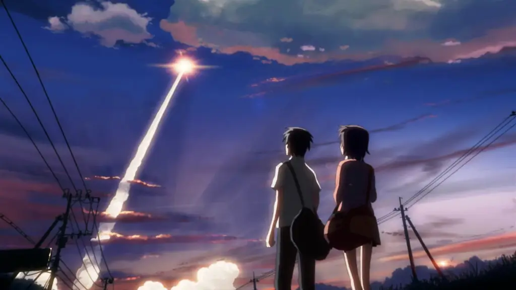 Pemandangan indah dari anime 5 Centimeters Per Second