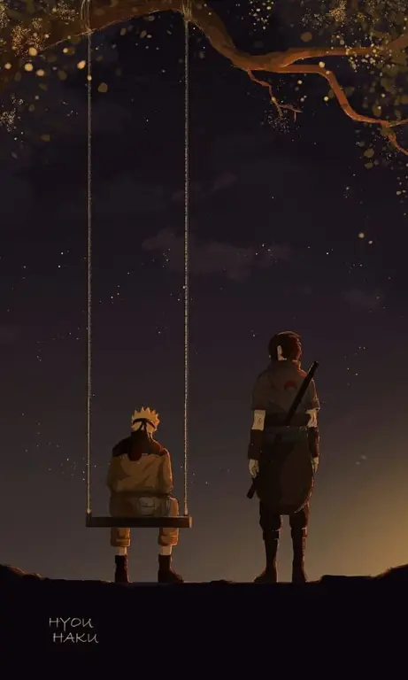 Keindahan visual anime Boruto Gambar pemandangan anime Boruto