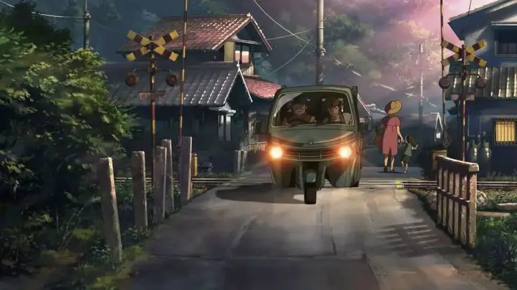 Pemandangan indah dari film Hoshi wo Ou Kodomo