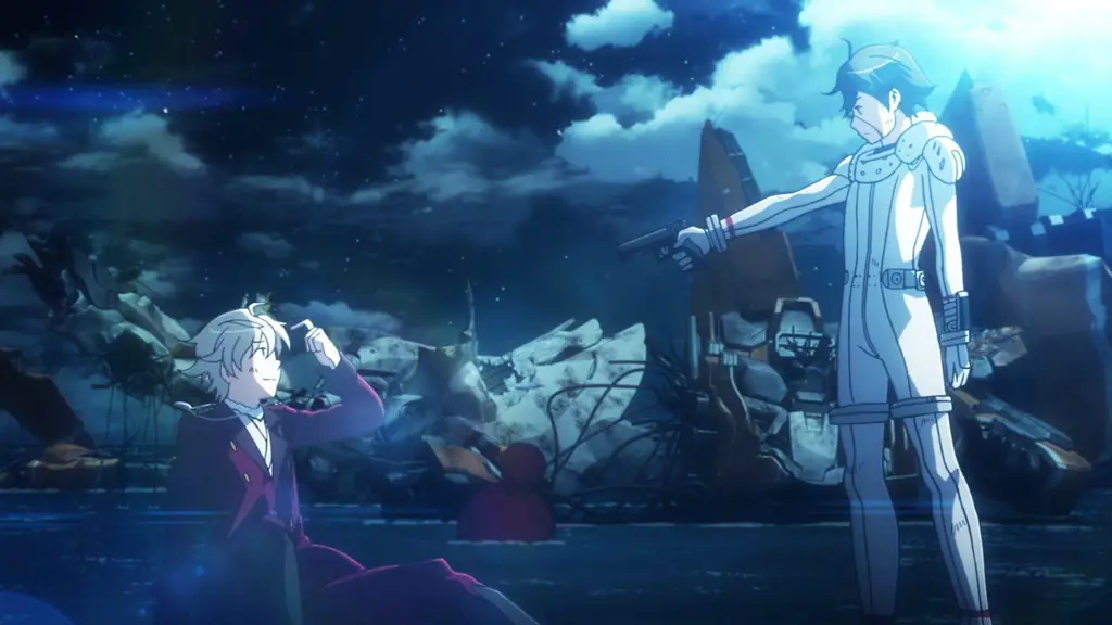 Pemandangan planet Mars yang indah dalam Aldnoah.Zero