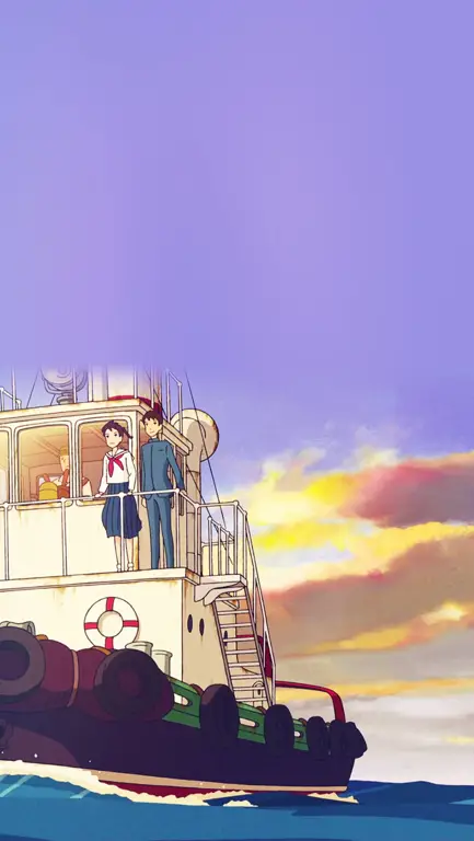 Pemandangan indah di film From Up on Poppy Hill