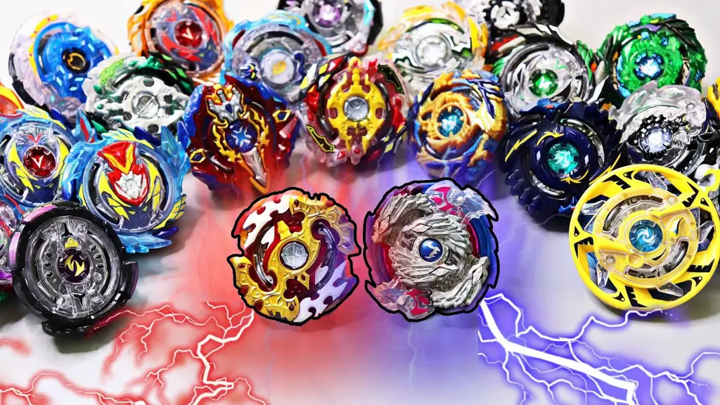 Gambar turnamen Beyblade Burst yang menegangkan