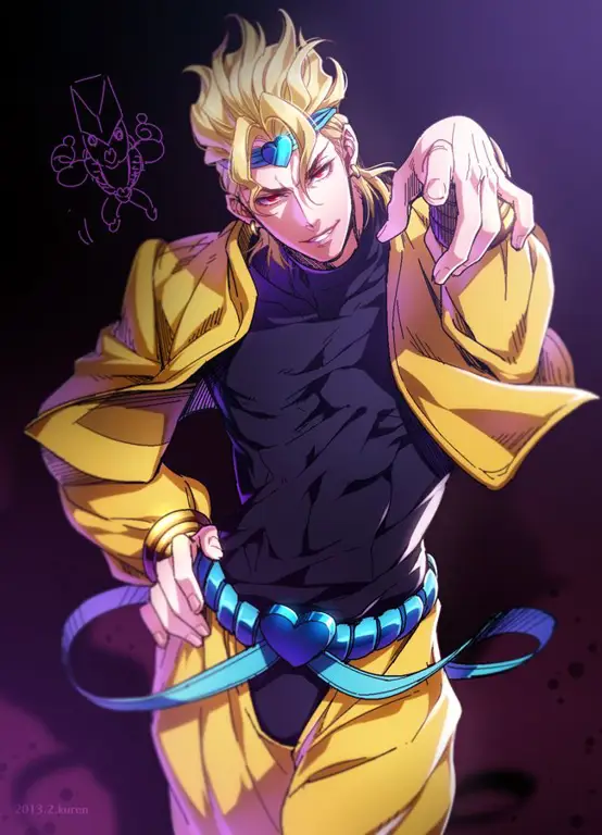 Gambar Dio Brando, musuh bebuyutan Jonathan Joestar