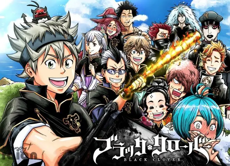 Anggota Black Bulls dalam sebuah adegan di Black Clover eps 101