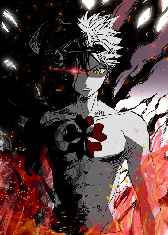 Asta dari Black Clover menunjukkan kekuatannya