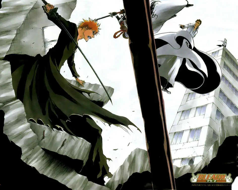 Ichigo Kurosaki menggunakan Bankai-nya