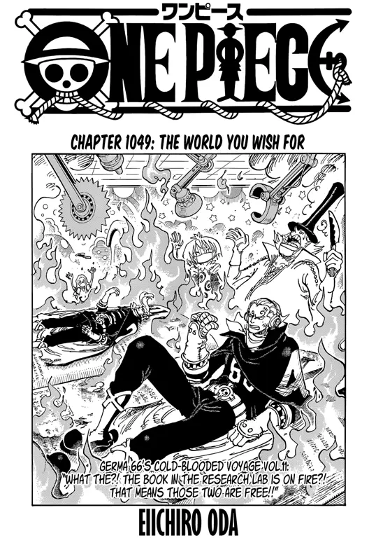 Luffy dalam transformasi barunya di One Piece chapter 1049