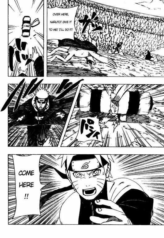 Gambar kekuatan baru Naruto di chapter 343 manga