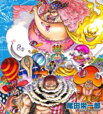 Gambar para bajak laut Big Mom yang tangguh