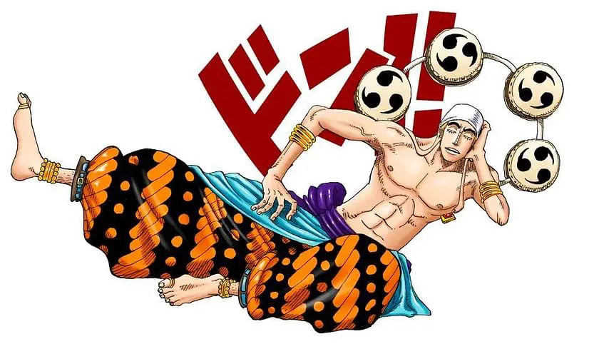 Gambar Enel, Dewa Skypiea dalam anime One Piece