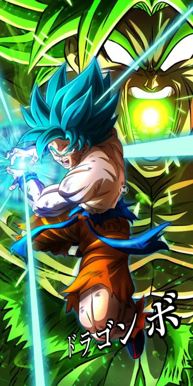 Pertarungan epik antara Goku dan Broly