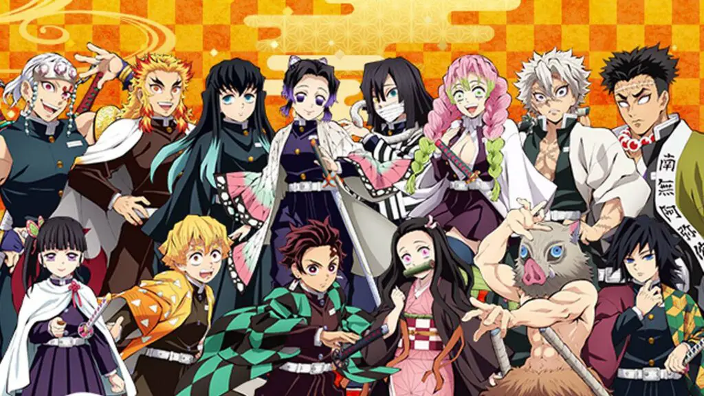 Gambar grup para Hashira Demon Slayer