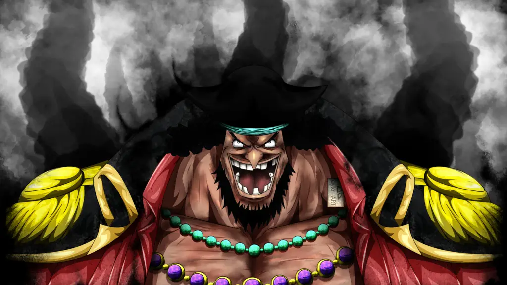 Gambar Kurohige dalam One Piece