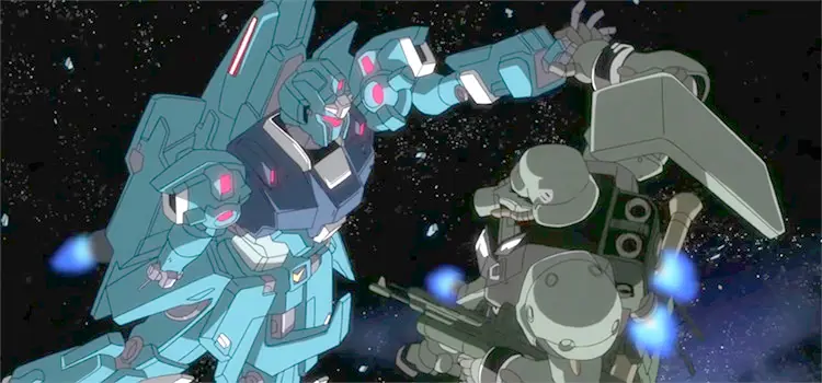 Pertarungan robot mecha anime yang spektakuler