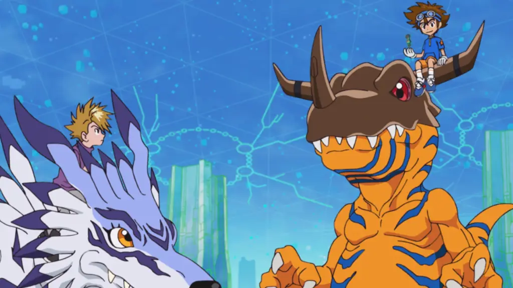 Adegan evolusi Digimon di Season 2