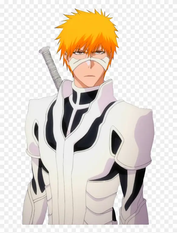 Gambar Ichigo Kurosaki menggunakan kekuatan Fullbring-nya