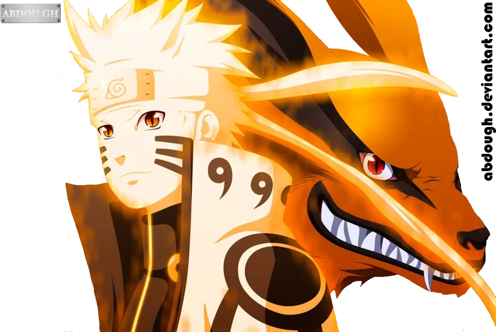 Naruto dan Kurama bekerja sama