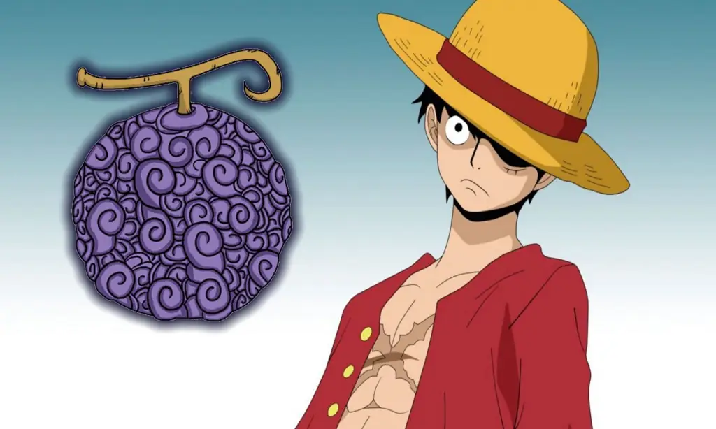 Luffy menggunakan kekuatan Gomu Gomu no Mi