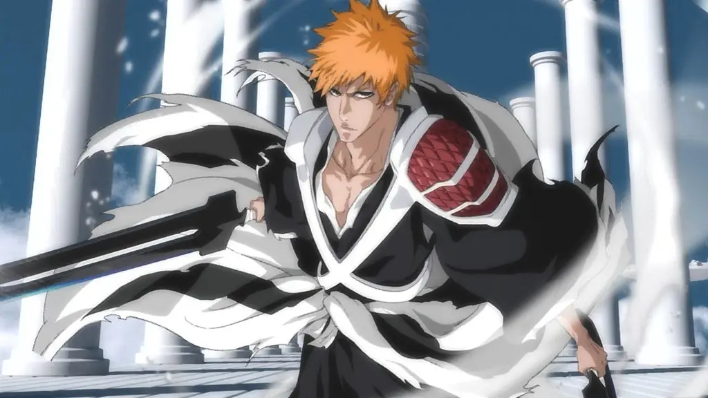 Ichigo Kurosaki dalam pertarungan di Bleach Thousand Year Blood War