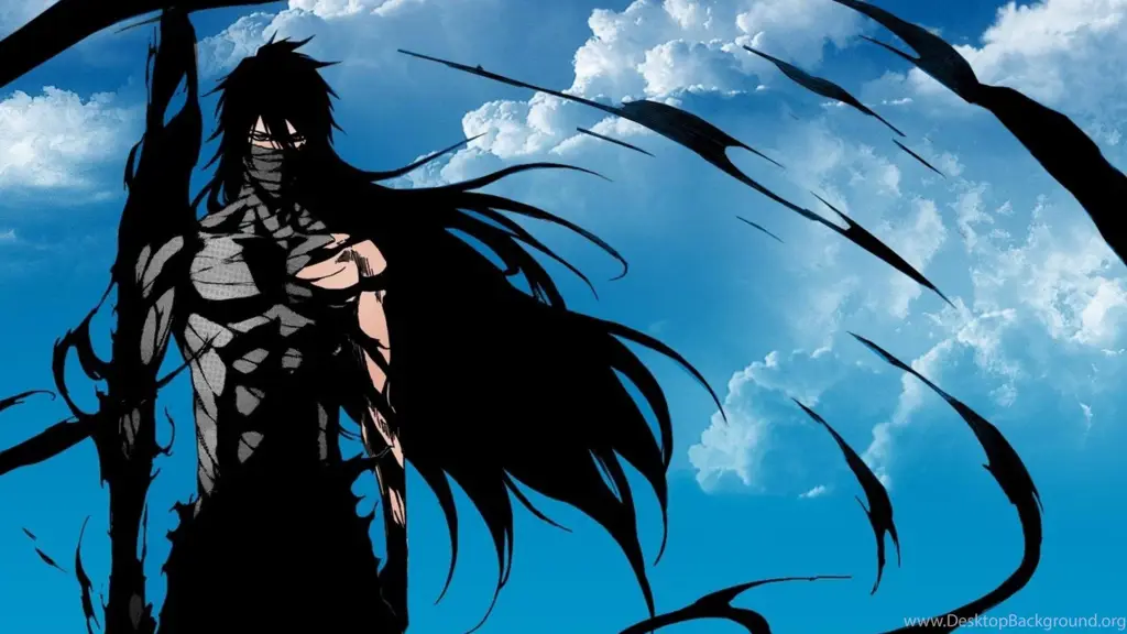 Ichigo Kurosaki menggunakan Getsuga Tenshou terakhirnya