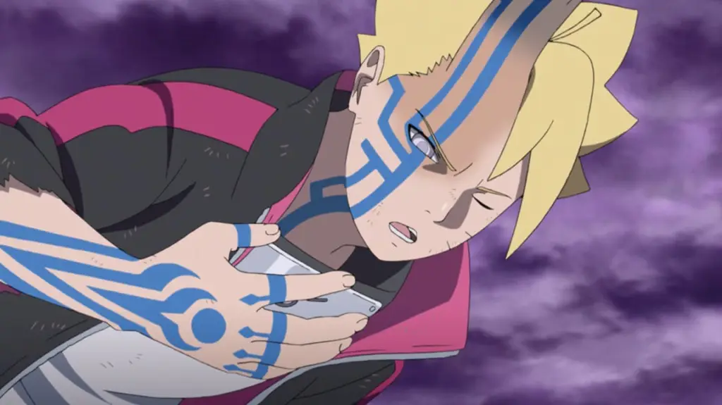 Boruto menggunakan Karma