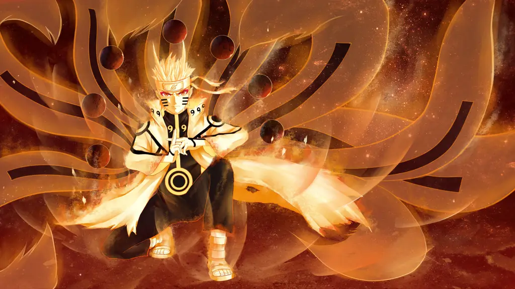 Wallpaper Naruto dan Kurama 4K