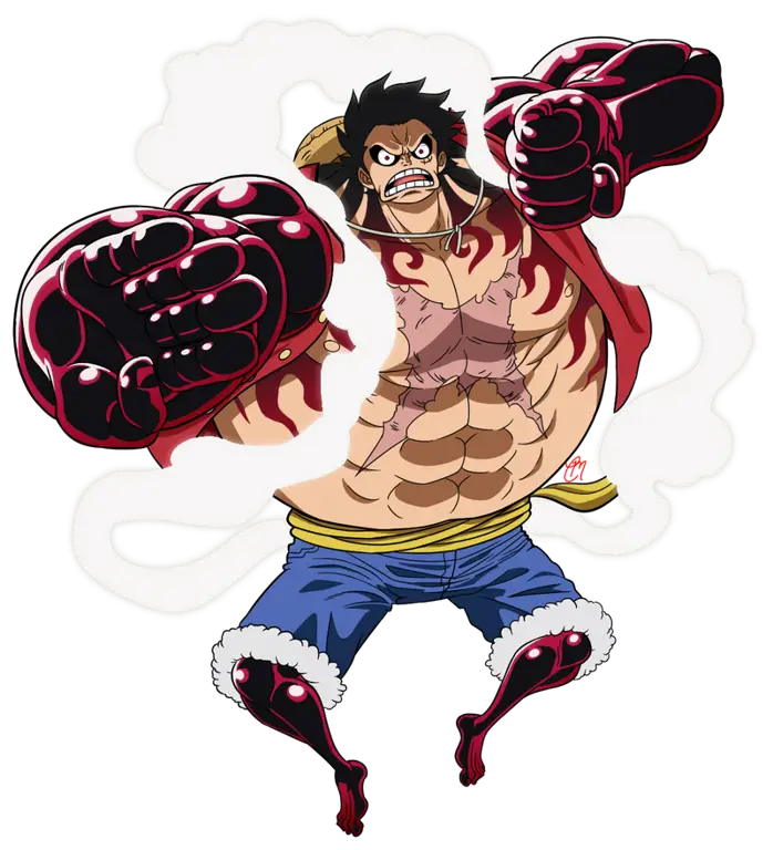 Luffy menggunakan Gear Fourth