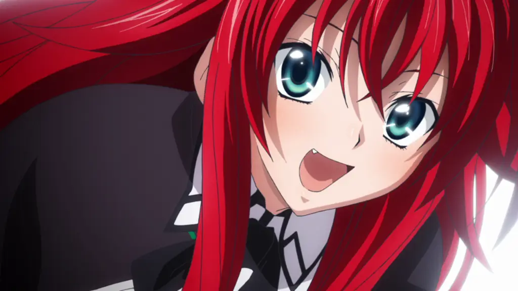 Gambar yang menunjukkan kekuatan Rias Gremory