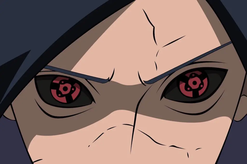 Obito dengan Mangekyo Sharingan-nya