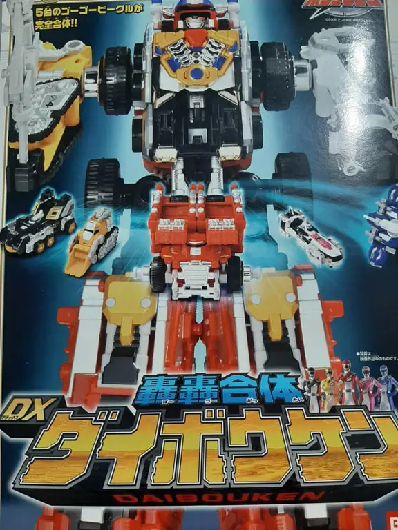 Mecha Boukenger yang gagah perkasa